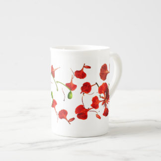 Mug Bone China Royal Poinciana