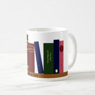 Mug - Books on Shelf