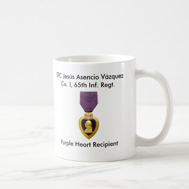 Mug Borinqueneers - Purple Heart (Right)