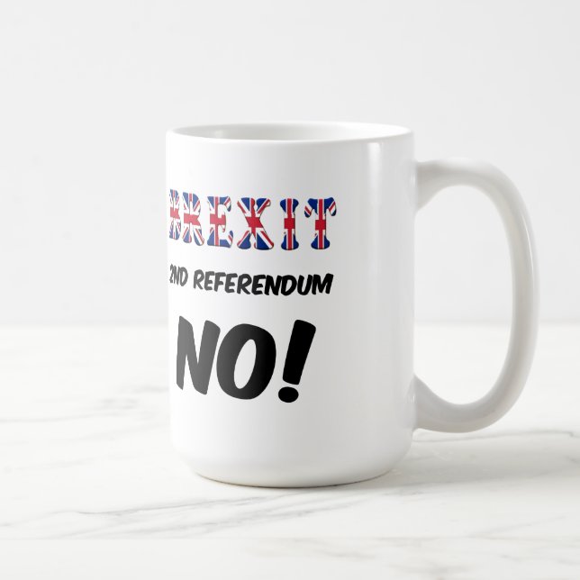 Mug Brexit 2n Referendum No (Right)