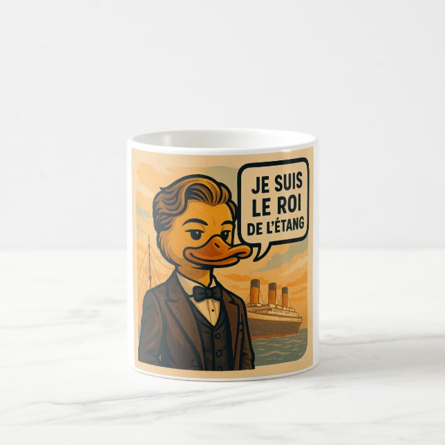Mug Canardo DiCaprio - Humor Duck & Cinema (Center)