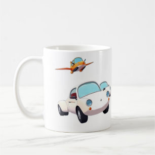 Mug - cars and plane