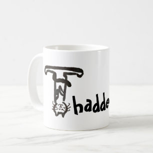 Mug - Cat Letter T with name