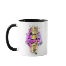 Mug cat sunglasses colors