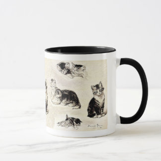 Mug: "Cats Eating and Playing" Mug