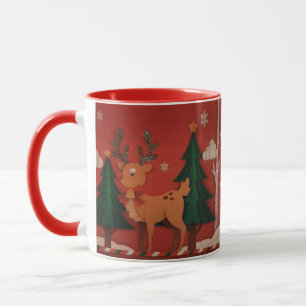 Mug Christmas fawn