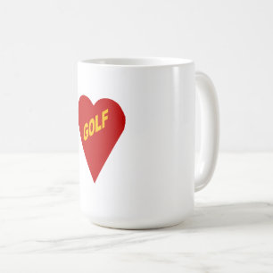 Mug classic white I LOVE GOLF