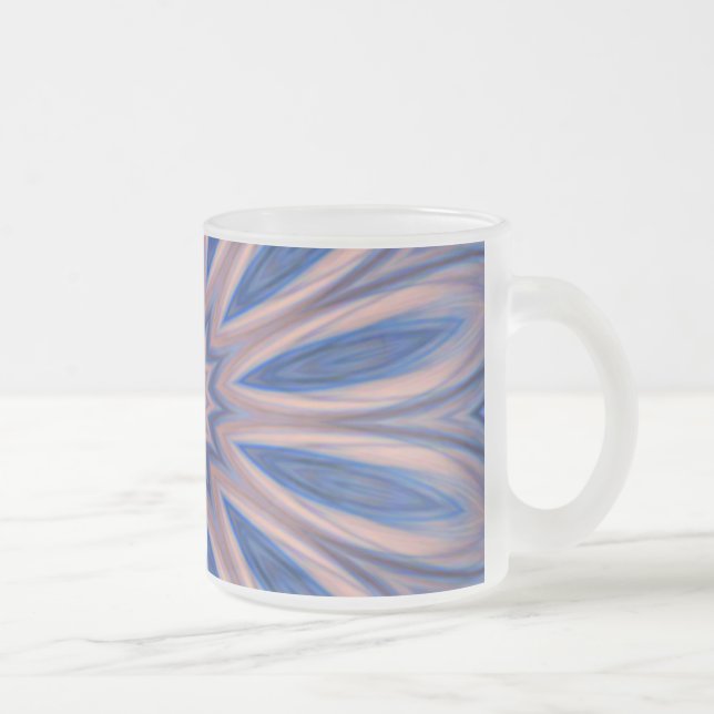 Mug Coffee Cup, Abstract Flower, Customisable (Right)