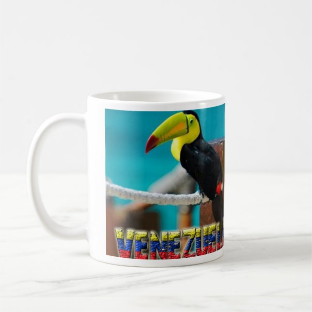 Mug Coffee mug I love Venezuela, customisable (Left)