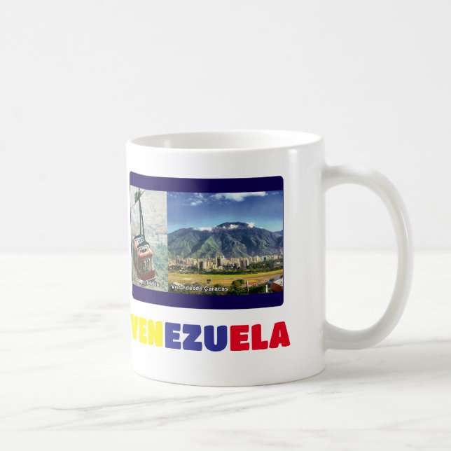 Mug Coffee mug I love Venezuela, customisable (Right)
