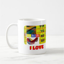 Mug Coffee mug I love Venezuela, customisable