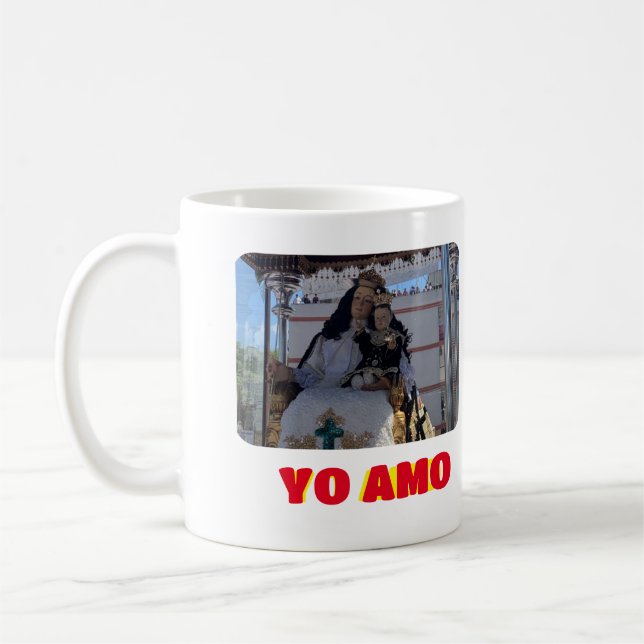 Mug Coffee mug I love Venezuela, customisable (Left)