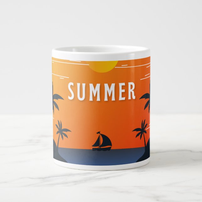 Mug coffee sample island summer  (Front)