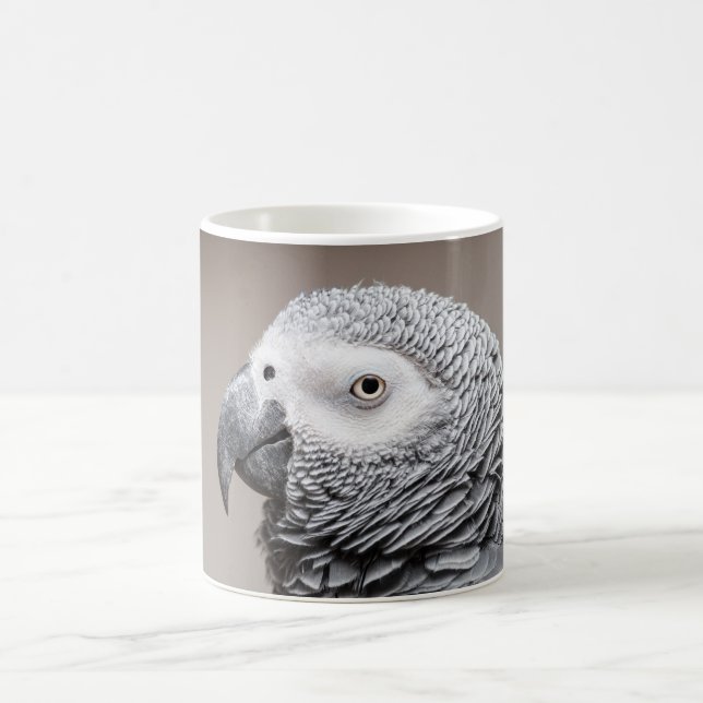Mug Congo African Grey Gray Parrot (Center)