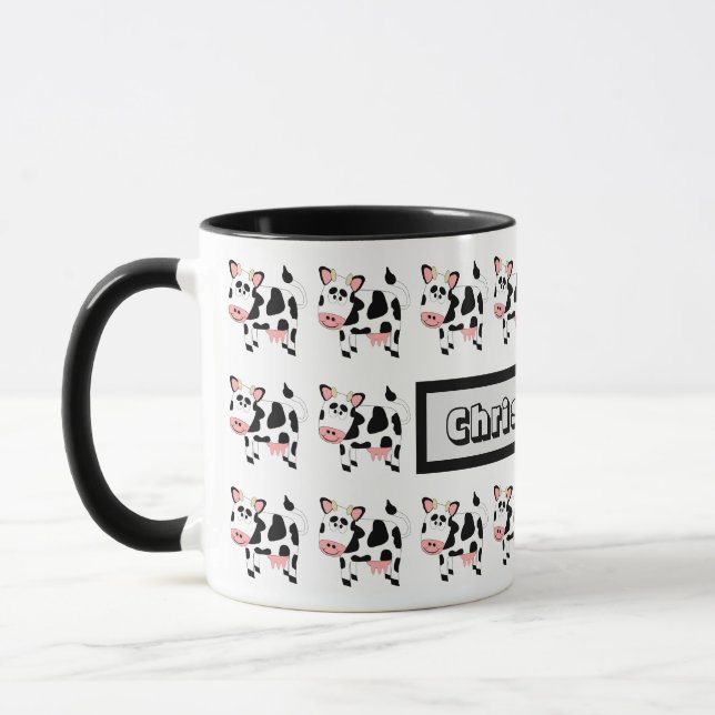 Mug Cow Design (Left)