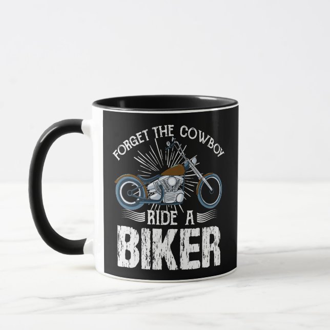 Mug cup, for motorcycle enthusiasts (Left)