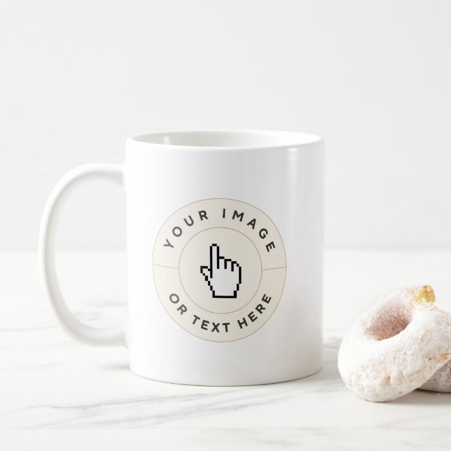Mug - Custom (add image/text) (With Donut)