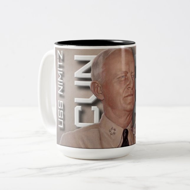 MUG CVN-68 USS NIMITZ NAMESAKE (Front Left)