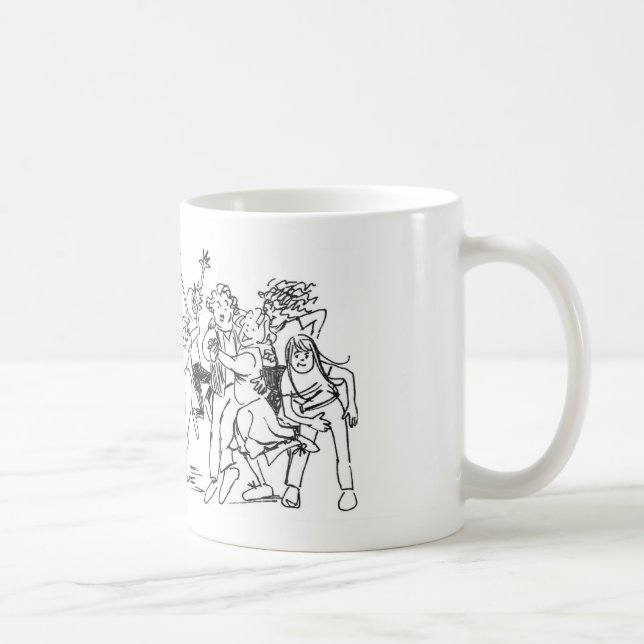 Mug: Dancing Fools Coffee Mug (Right)