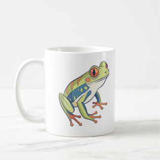 Mug designed with a frog