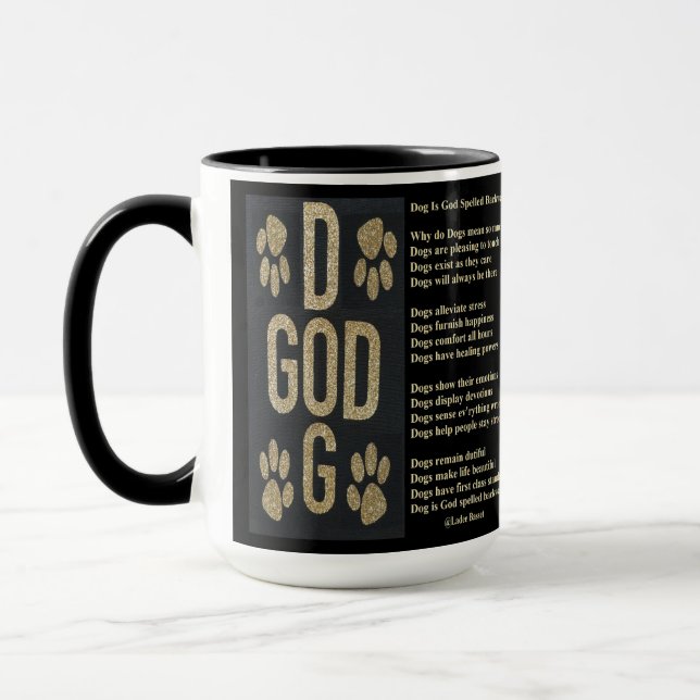 Mug Dog Is God Spelled Backwards (Left)