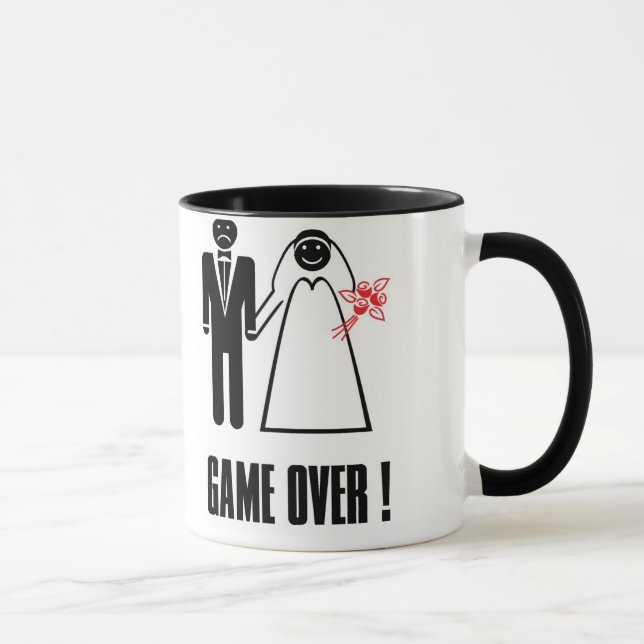Mug Dom Foto Game Over (Right)
