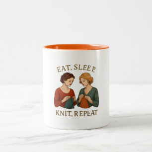 Mug - Eat, Sleep, Knit, Repeat