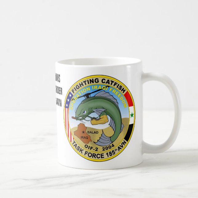 MUG, FIGHTING CATFISH COFFEE MUG (Right)