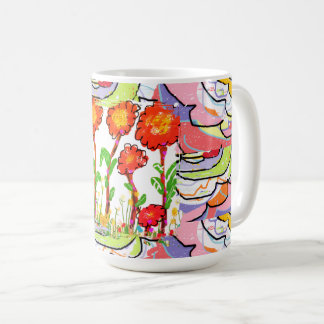 Mug - Floral Art Deco