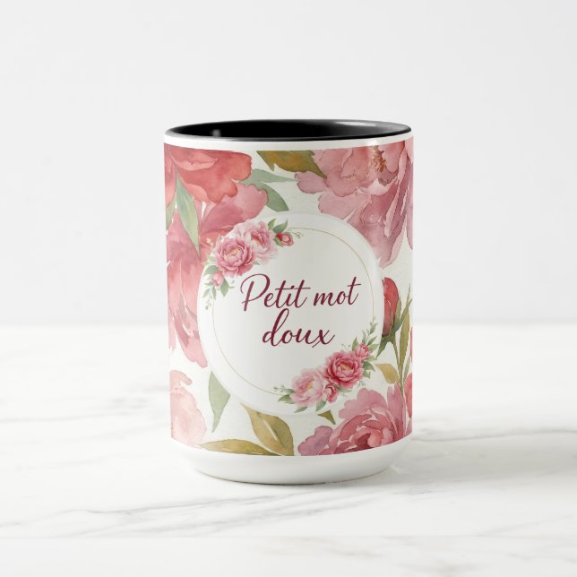 Mug floral Petit mot doux (Center)