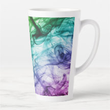 Mug, 'Flow Colours' design, Latte Mug