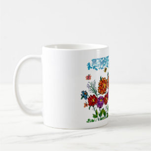 Mug Flower illustration Summer Design