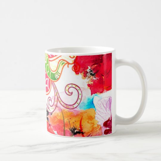 Mug flower nature print