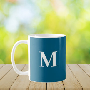 mug for boys, customizable mug, modern blue mug