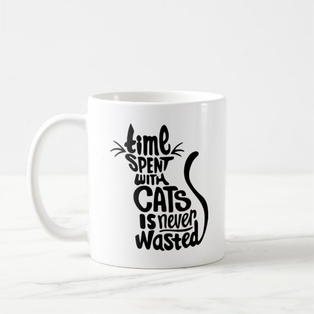 Mug For Cat Lovers Gift For Cat Lovers (Left)