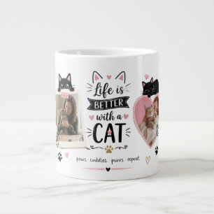 Mug For Cat Lovers With Custom Photos