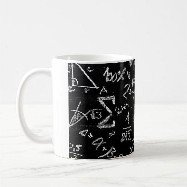 mug for math teacher, math, statistics, people who (Left)