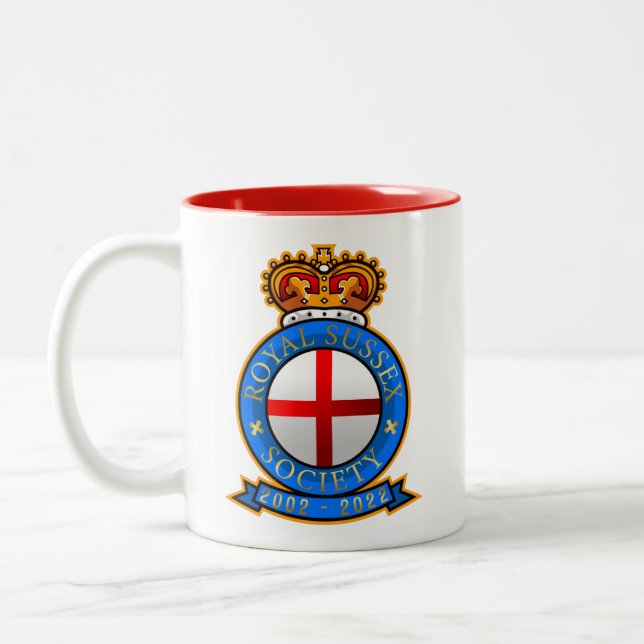 Mug for Royal Sussex Society 20th Anniversary (Left)