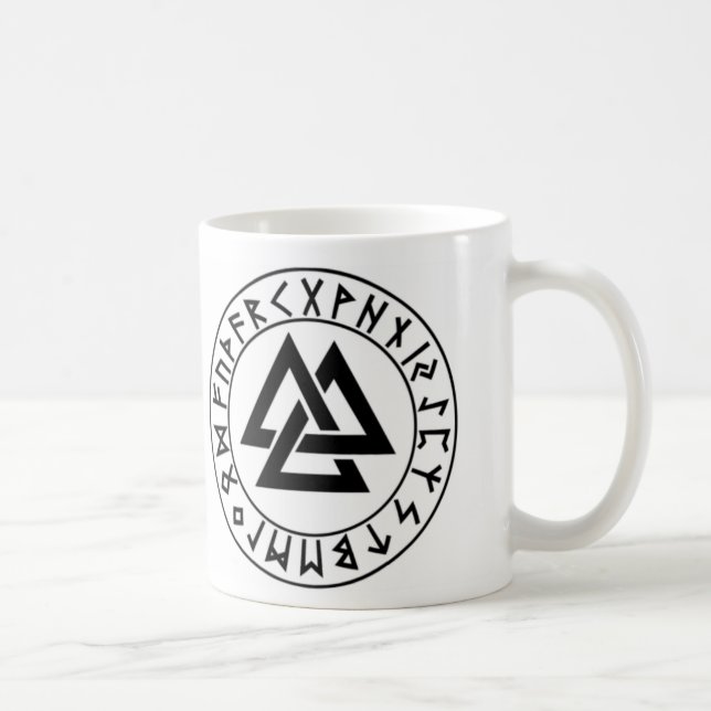 mug_fullwra Tri-Triangle Rune Shield Coffee Mug (Right)