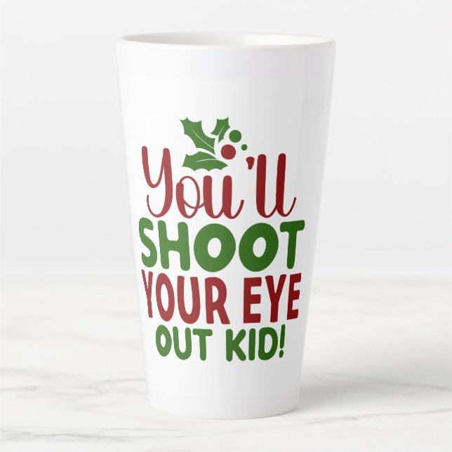 Mug-Funny Christmas Quote Latte Mug (Front)