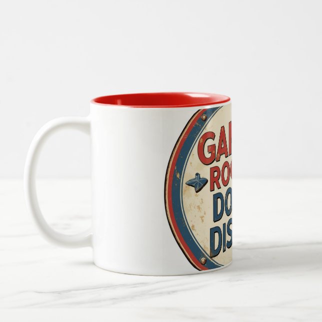 MUG "GAME IN ROGRESS - DO NOT DISTURB". (Left)