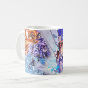 Mug Genshin Game Xiao Raiden Hu Tao Holiday