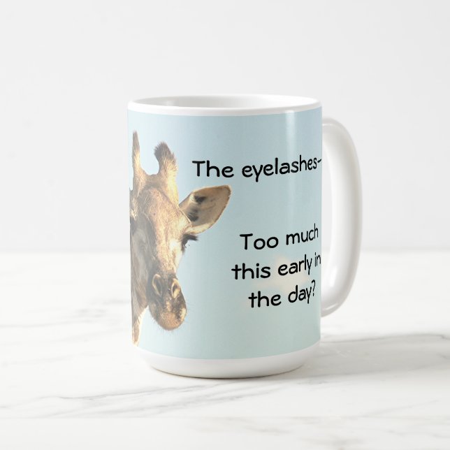 Mug, giraffe, "I'm Ready For My Close-Up" Coffee M Mug (Front Right)