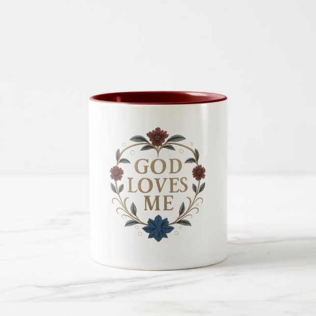 Mug - God Loves Me (Center)
