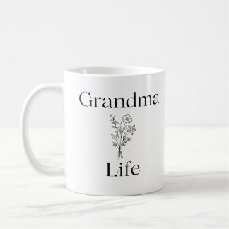 Mug Grandma Life Wildflowers