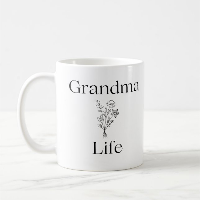 Mug Grandma Life Wildflowers (Left)