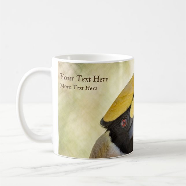 Mug: Great Hornbill 4 Coffee Mug (Left)