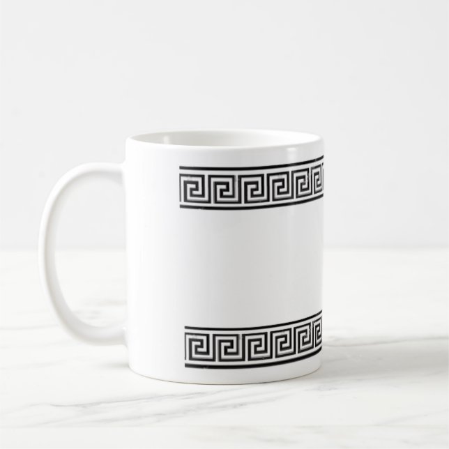 Mug : Grecian Key (Left)