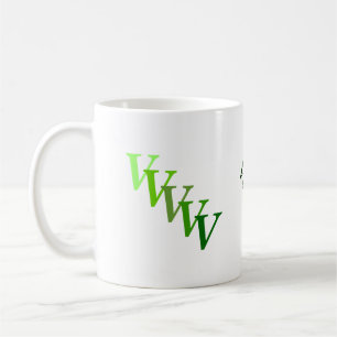 Mug - Green Name and Initials