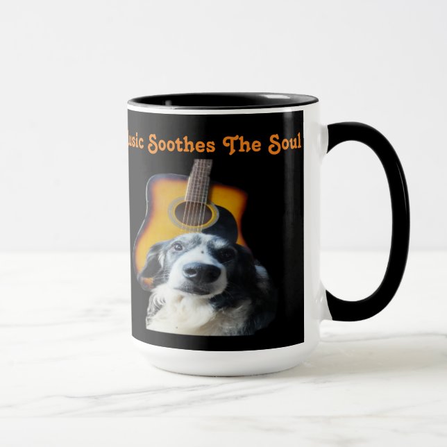 Mug Guitar Dog (Right)